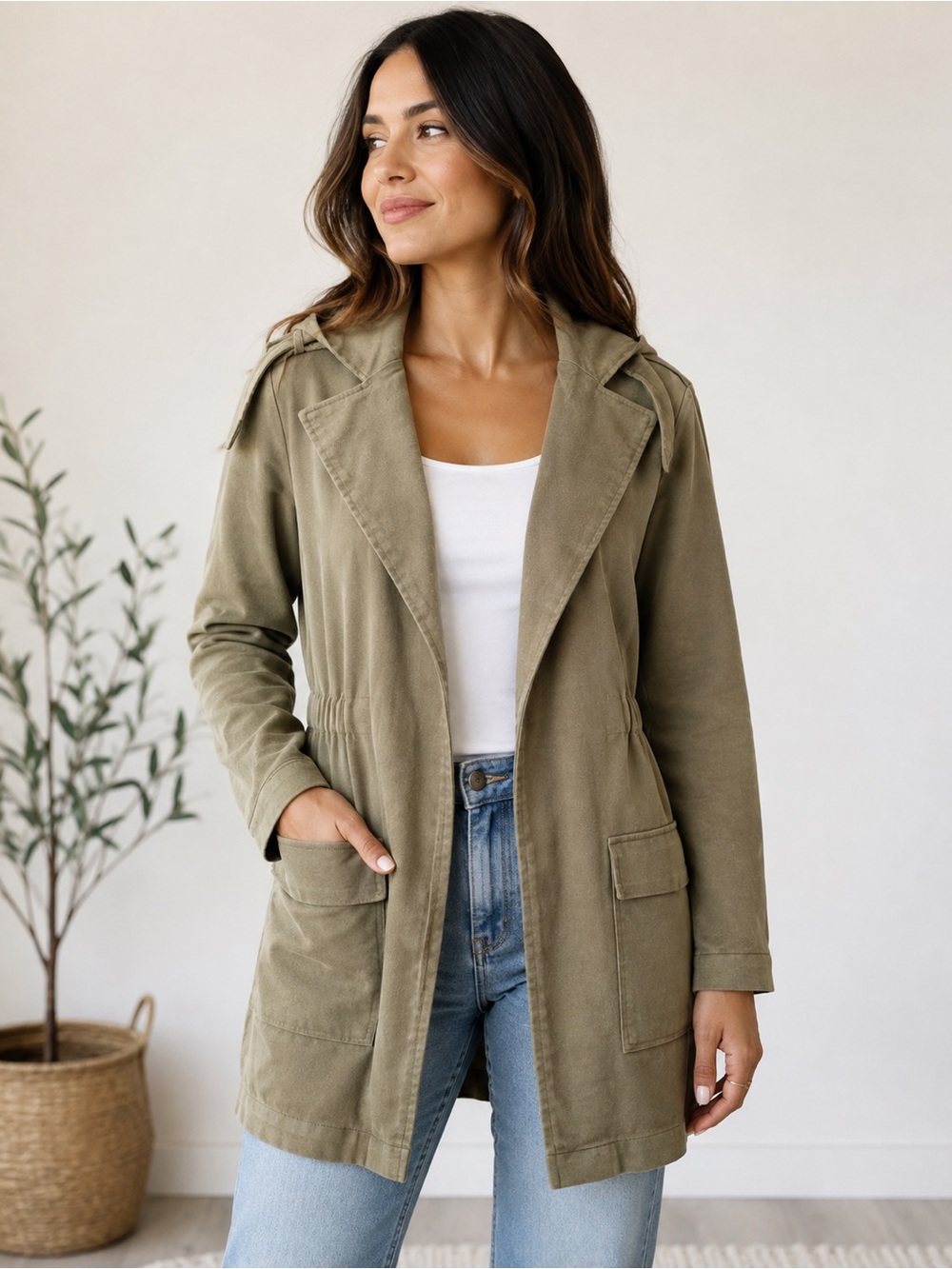 Carly Jean Los Angeles Green Jacket